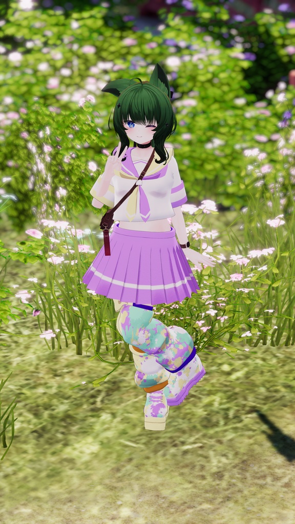 《複数アバター対応衣装》Re:セーラーアシンメトリー