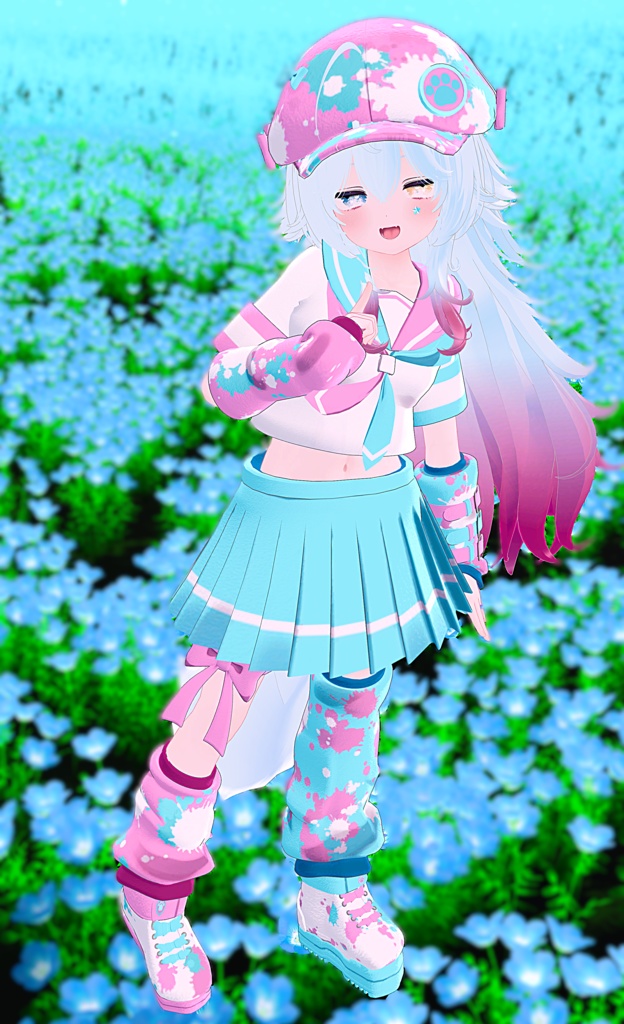 《複数アバター対応衣装》Re:セーラーアシンメトリー