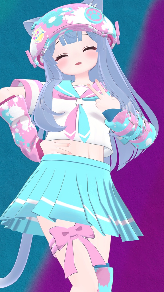 《複数アバター対応衣装》Re:セーラーアシンメトリー