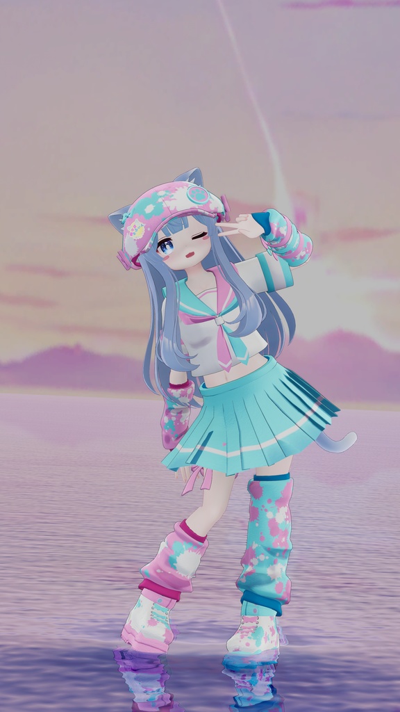 《複数アバター対応衣装》Re:セーラーアシンメトリー