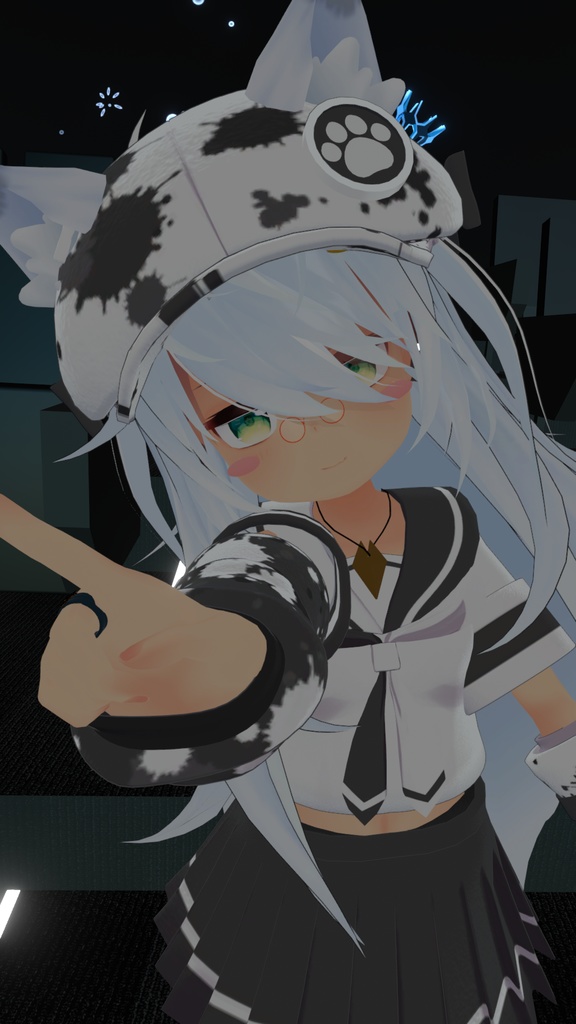 《複数アバター対応衣装》Re:セーラーアシンメトリー