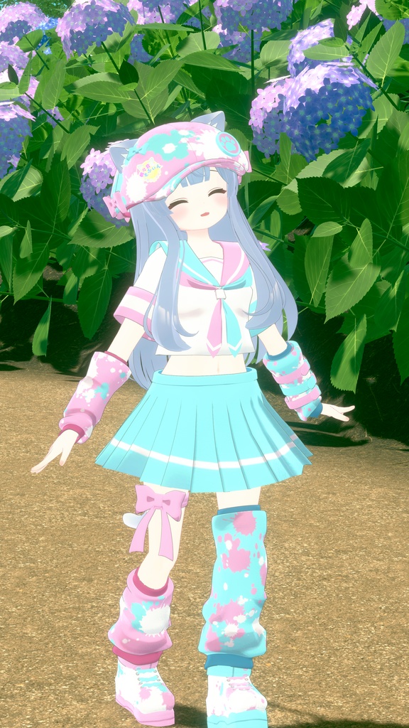 《複数アバター対応衣装》Re:セーラーアシンメトリー