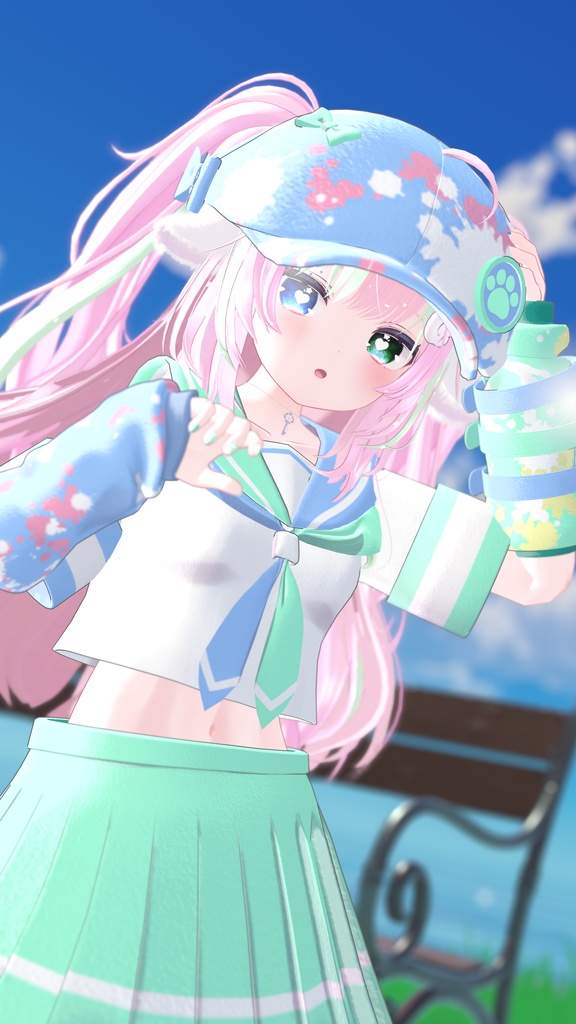 《複数アバター対応衣装》Re:セーラーアシンメトリー