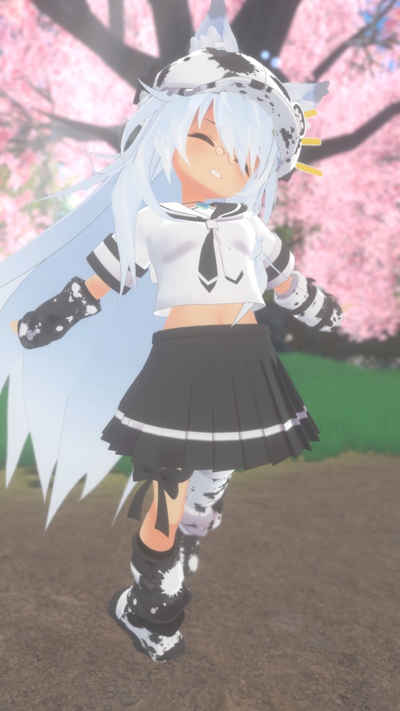 《複数アバター対応衣装》Re:セーラーアシンメトリー