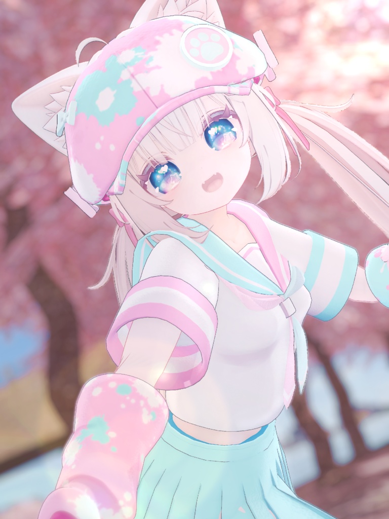 《複数アバター対応衣装》Re:セーラーアシンメトリー