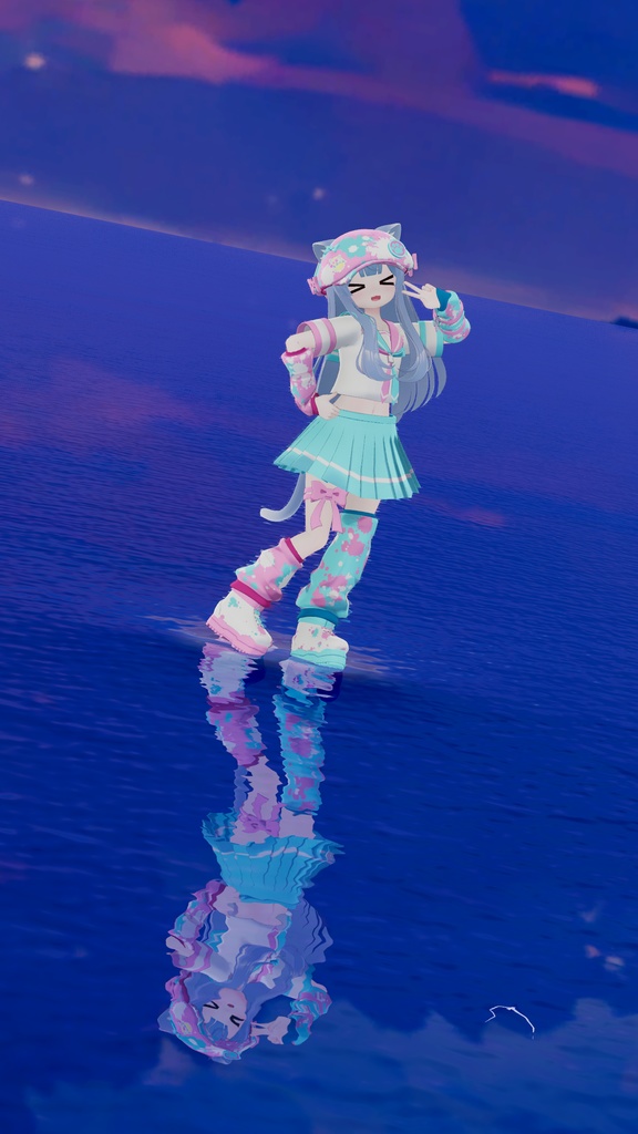 《複数アバター対応衣装》Re:セーラーアシンメトリー