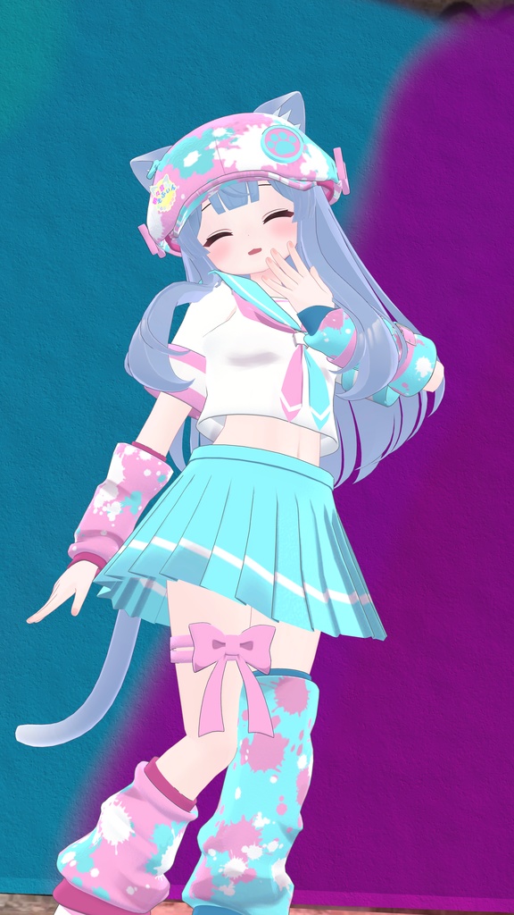 《複数アバター対応衣装》Re:セーラーアシンメトリー