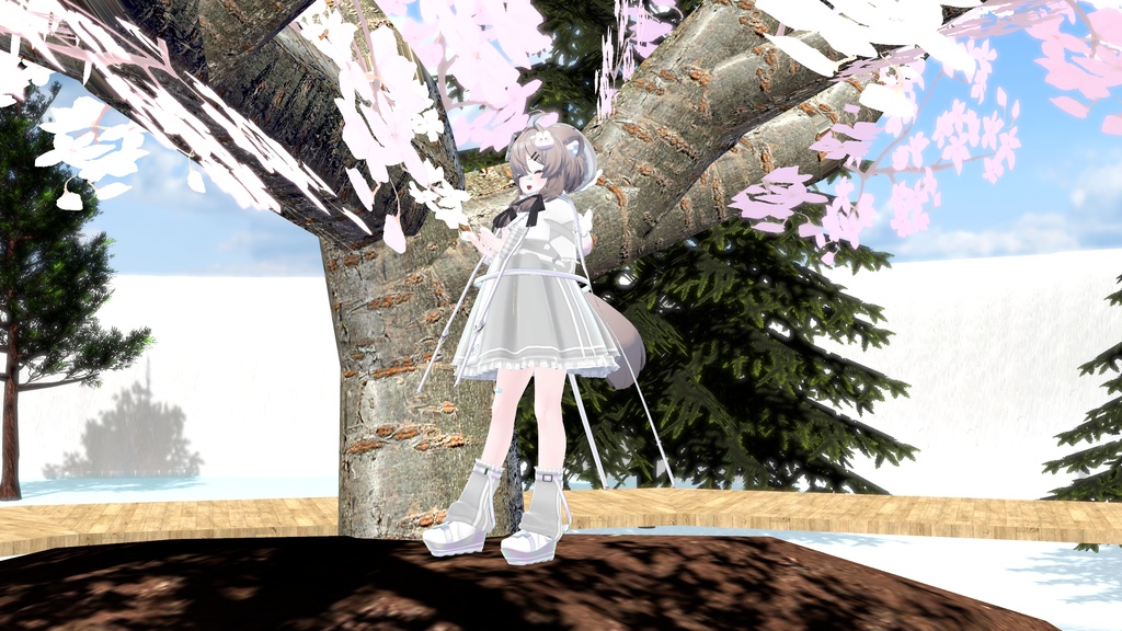 【セール中】《複数アバター対応衣装》ホーリーバンソーコうさぎ