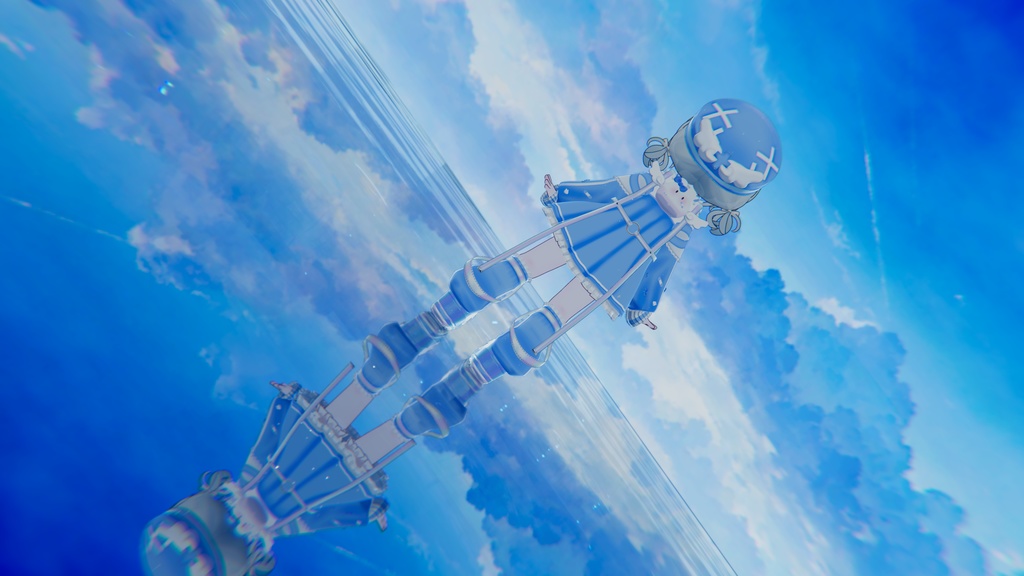 【セール中】《複数アバター対応衣装》ホーリーバンソーコうさぎ