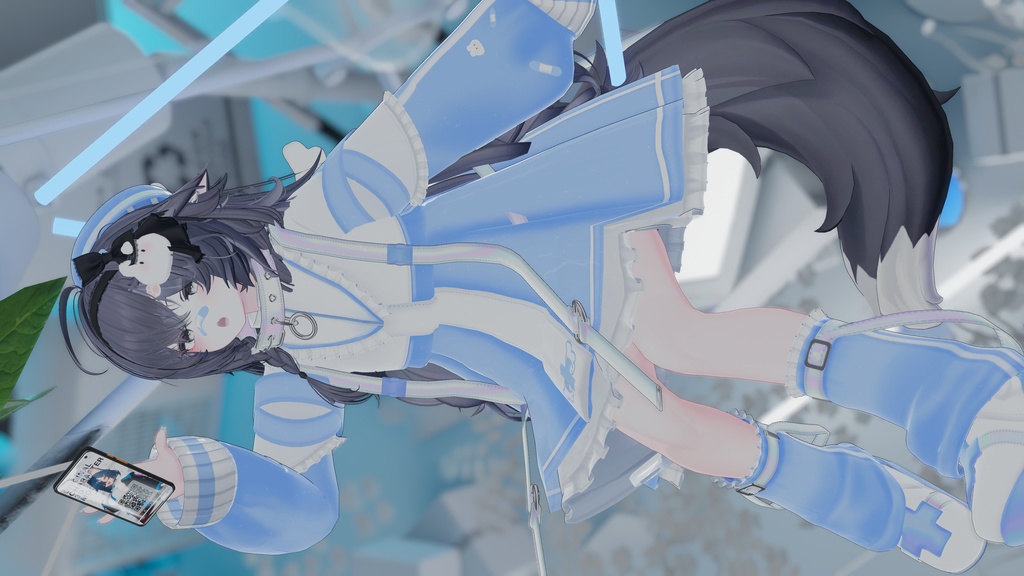 【セール中】《複数アバター対応衣装》ホーリーバンソーコうさぎ