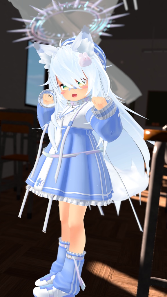 【セール中】《複数アバター対応衣装》ホーリーバンソーコうさぎ