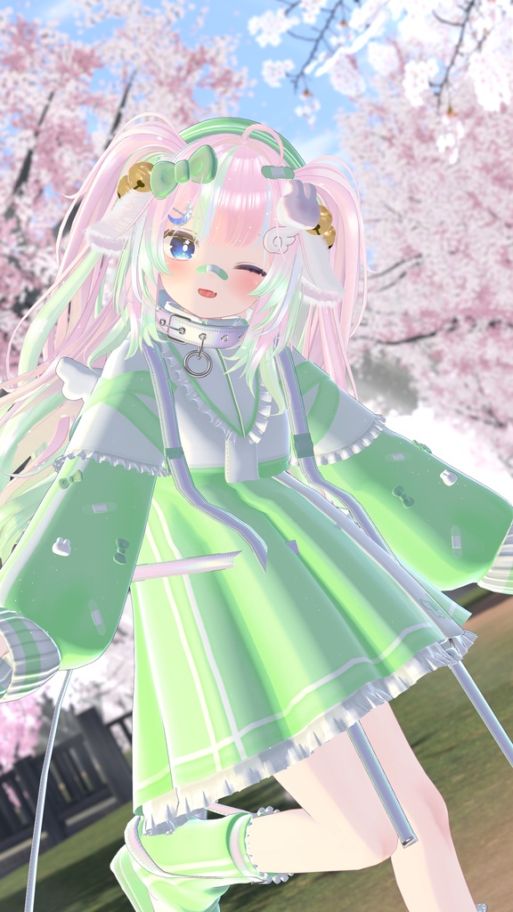 【セール中】《複数アバター対応衣装》ホーリーバンソーコうさぎ