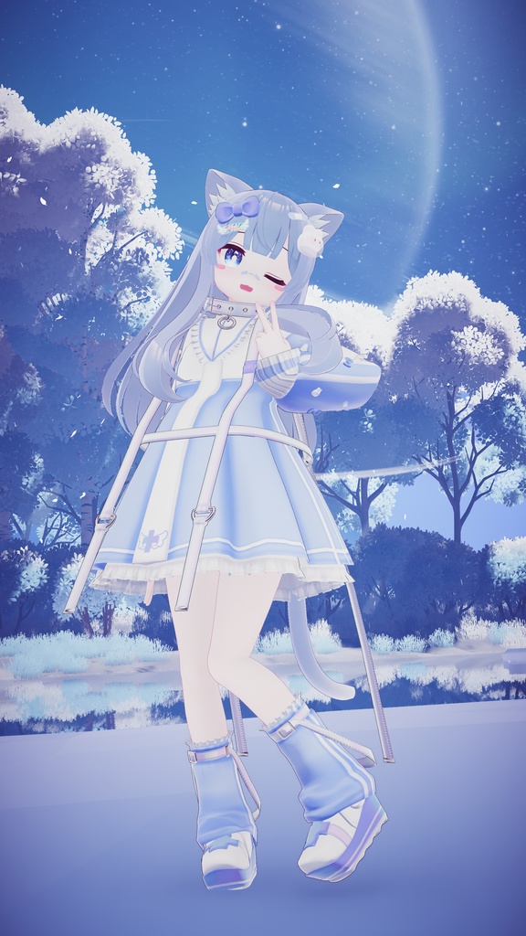 【セール中】《複数アバター対応衣装》ホーリーバンソーコうさぎ