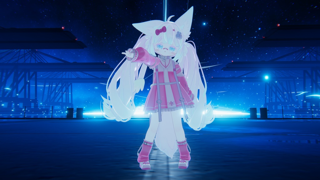 【セール中】《複数アバター対応衣装》ホーリーバンソーコうさぎ