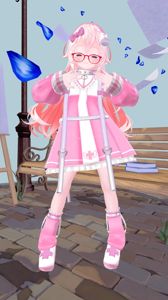 【セール中】《複数アバター対応衣装》ホーリーバンソーコうさぎ