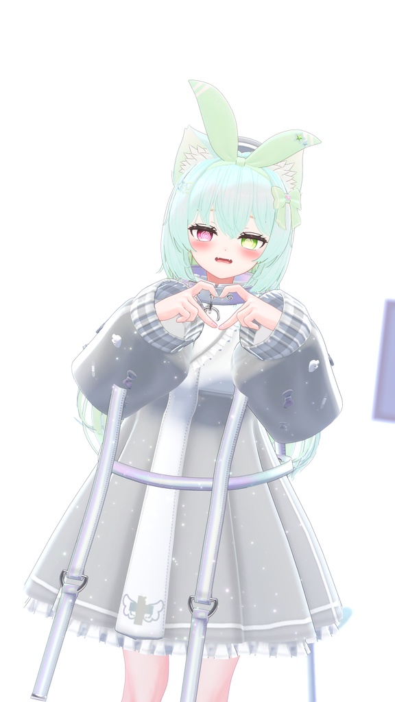 【セール中】《複数アバター対応衣装》ホーリーバンソーコうさぎ