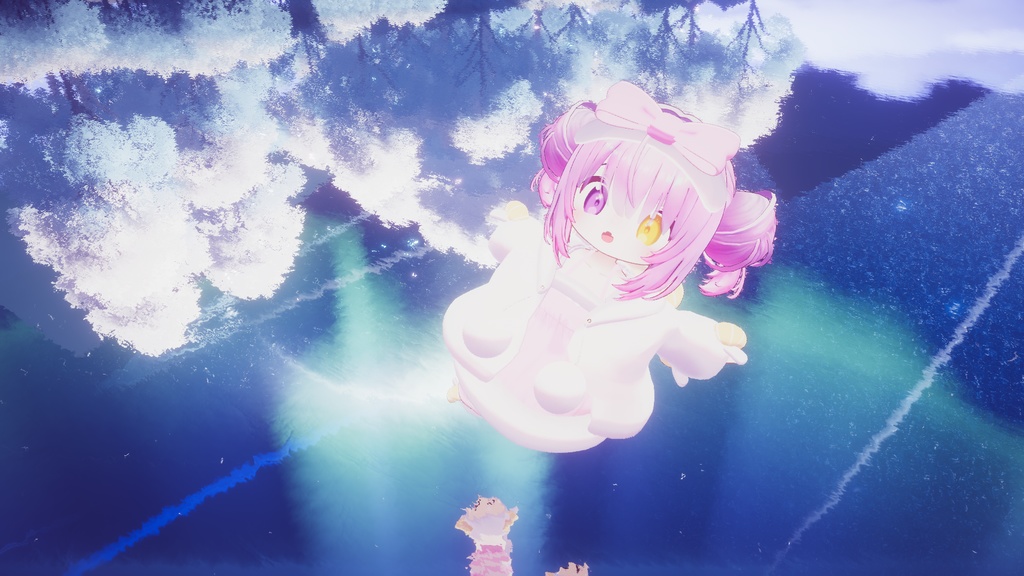 《複数アバター対応衣装》ひつじさんパジャマ