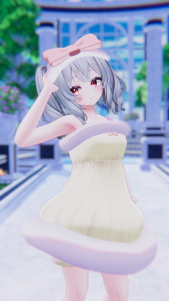 《複数アバター対応衣装》ひつじさんパジャマ