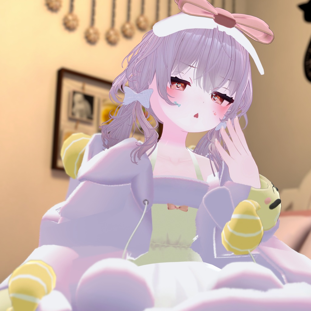 《複数アバター対応衣装》ひつじさんパジャマ