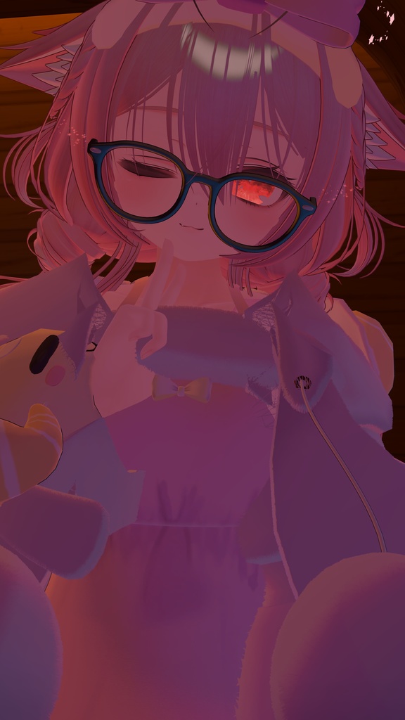 《複数アバター対応衣装》ひつじさんパジャマ