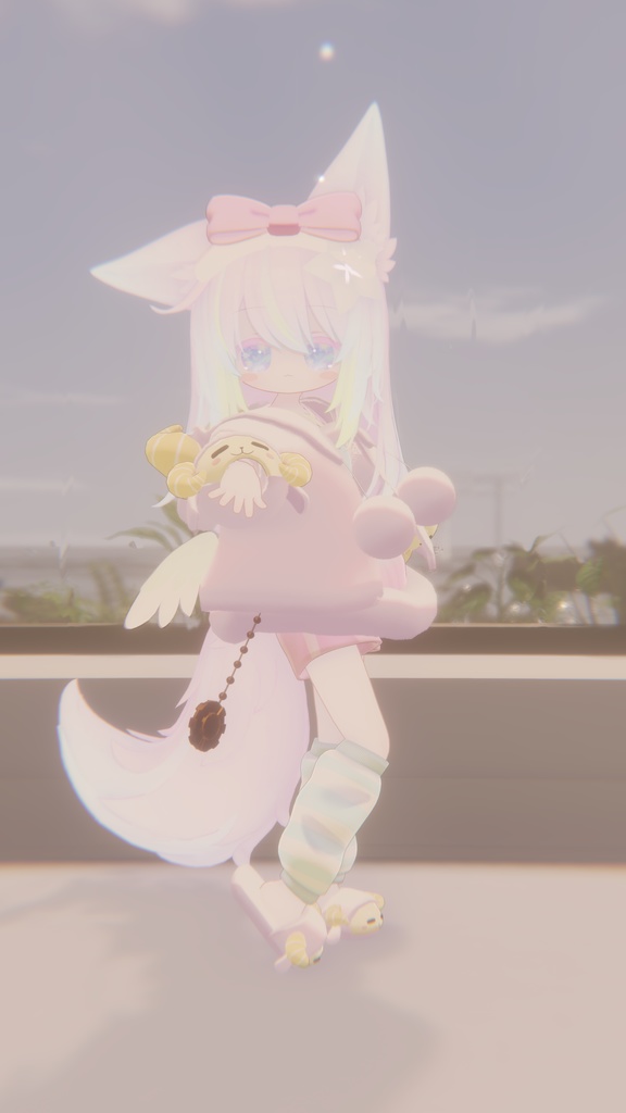 《複数アバター対応衣装》ひつじさんパジャマ