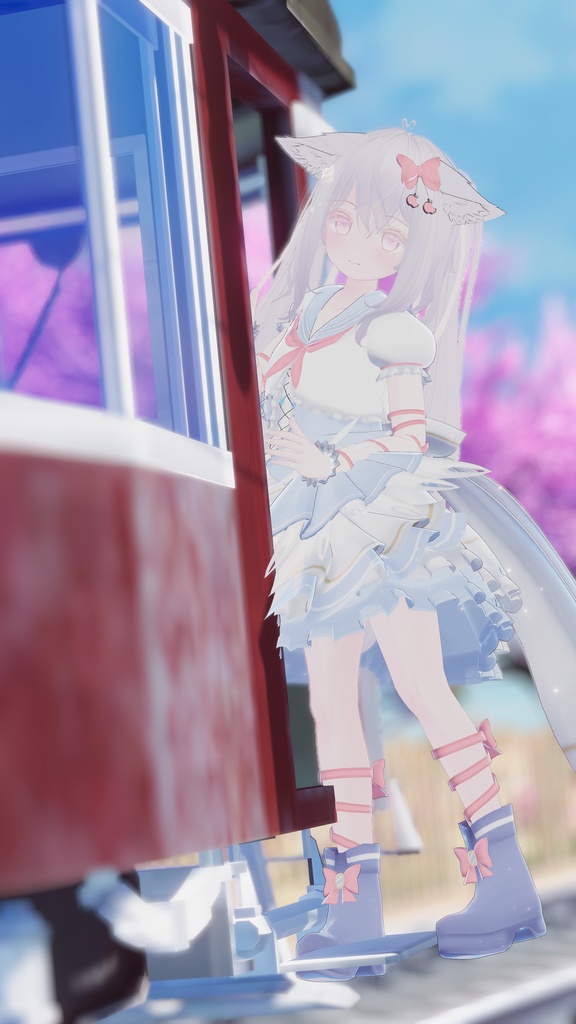 《複数アバター対応衣装》スノーブルーム・セレナーデ