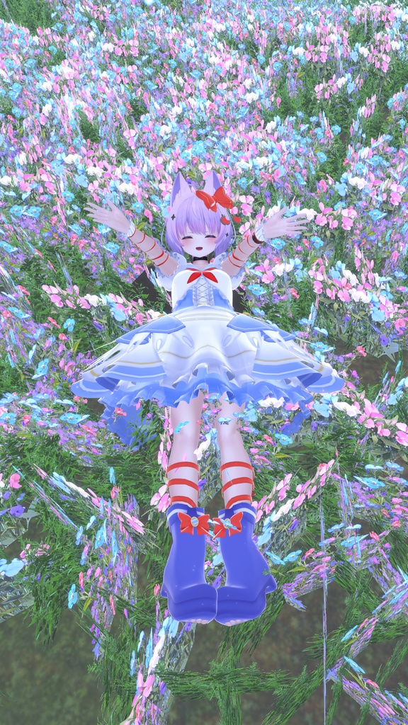 《複数アバター対応衣装》スノーブルーム・セレナーデ