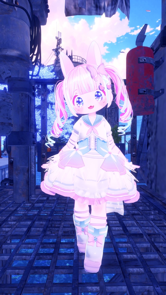 《複数アバター対応衣装》スノーブルーム・セレナーデ