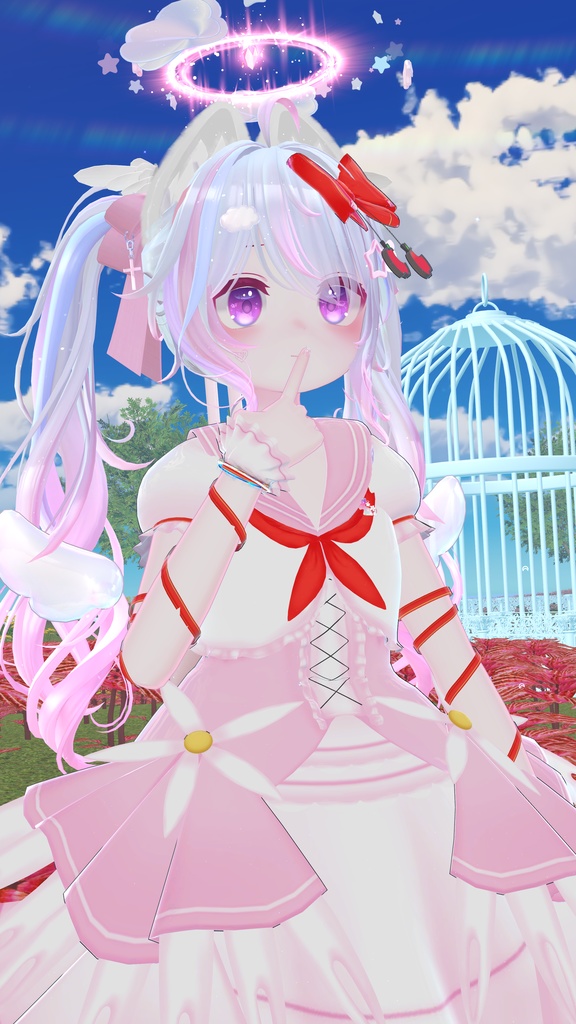 《複数アバター対応衣装》スノーブルーム・セレナーデ