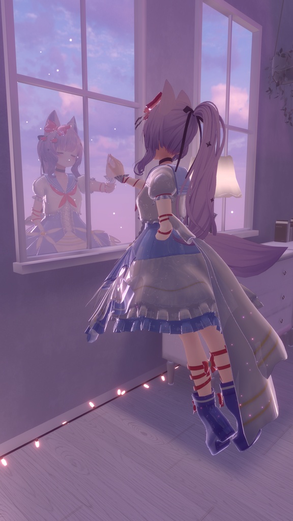 《複数アバター対応衣装》スノーブルーム・セレナーデ