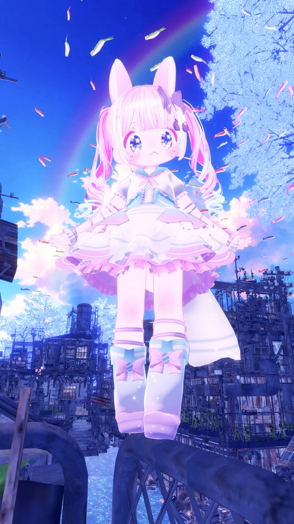 《複数アバター対応衣装》スノーブルーム・セレナーデ