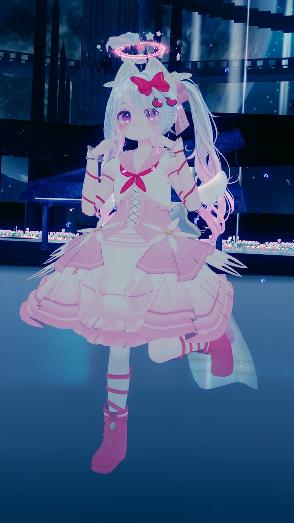 《複数アバター対応衣装》スノーブルーム・セレナーデ