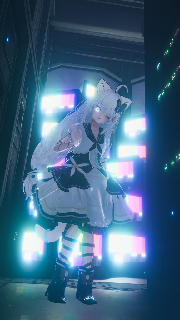 《複数アバター対応衣装》スノーブルーム・セレナーデ