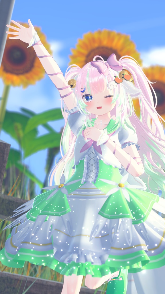 《複数アバター対応衣装》スノーブルーム・セレナーデ