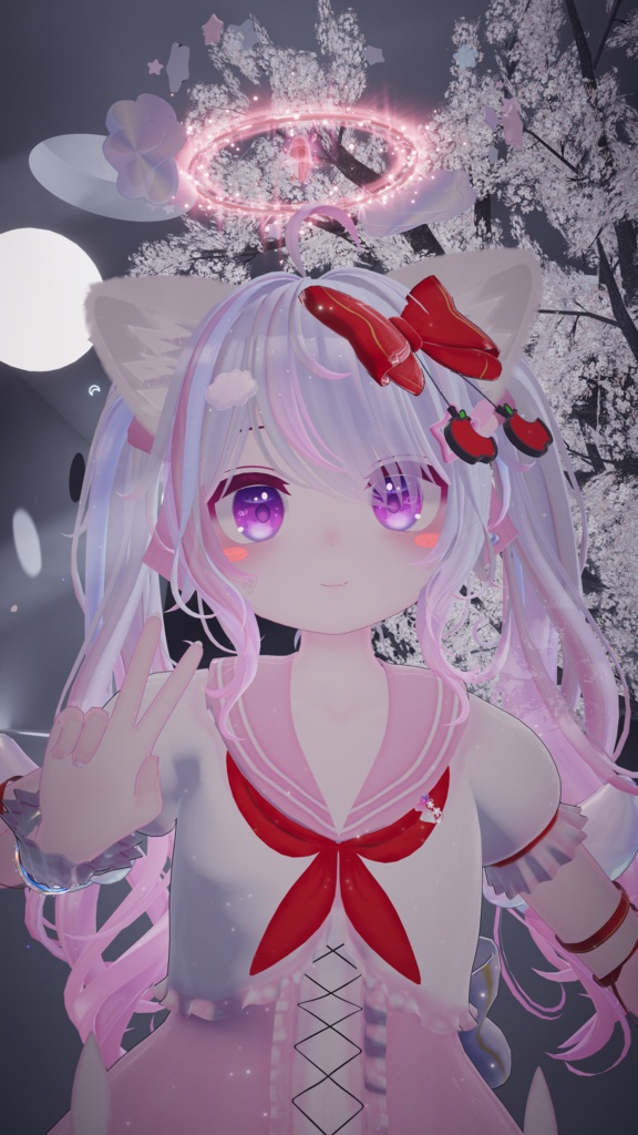 《複数アバター対応衣装》スノーブルーム・セレナーデ