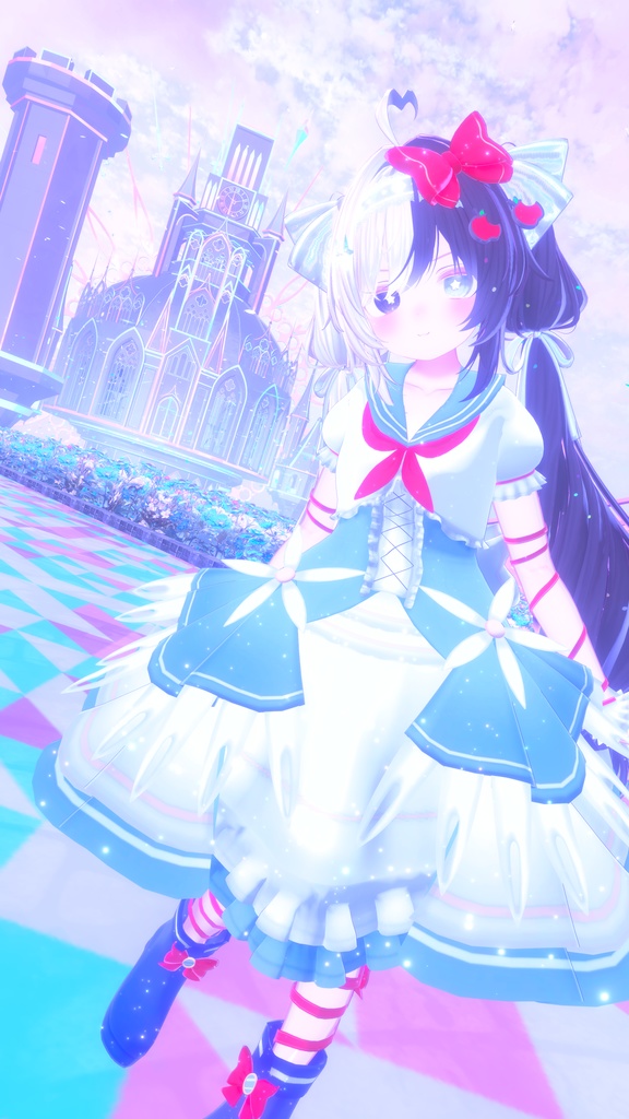 《複数アバター対応衣装》スノーブルーム・セレナーデ