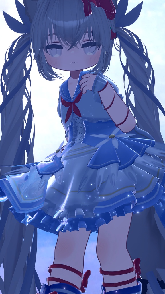 《複数アバター対応衣装》スノーブルーム・セレナーデ