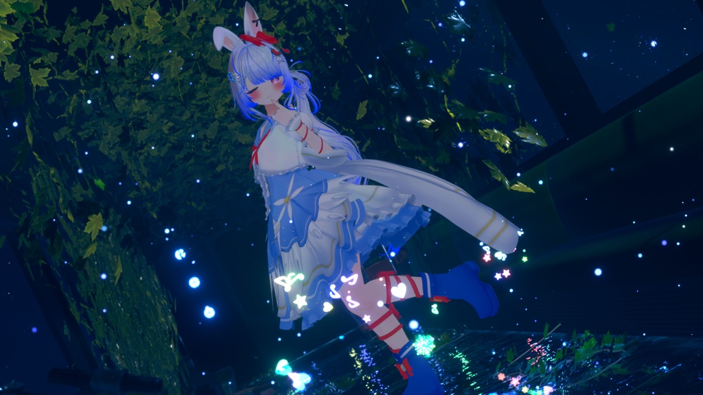 《複数アバター対応衣装》スノーブルーム・セレナーデ