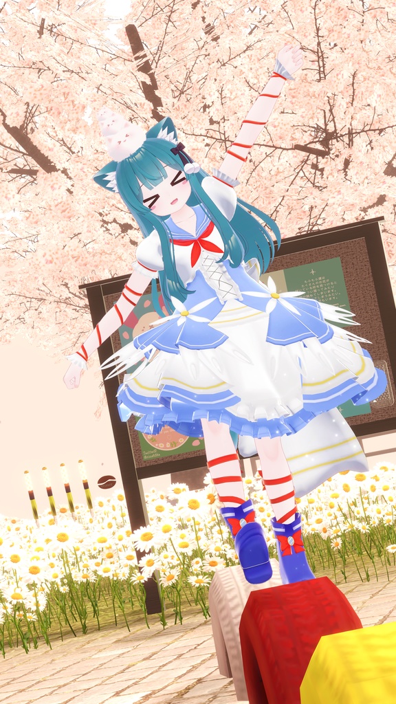 《複数アバター対応衣装》スノーブルーム・セレナーデ