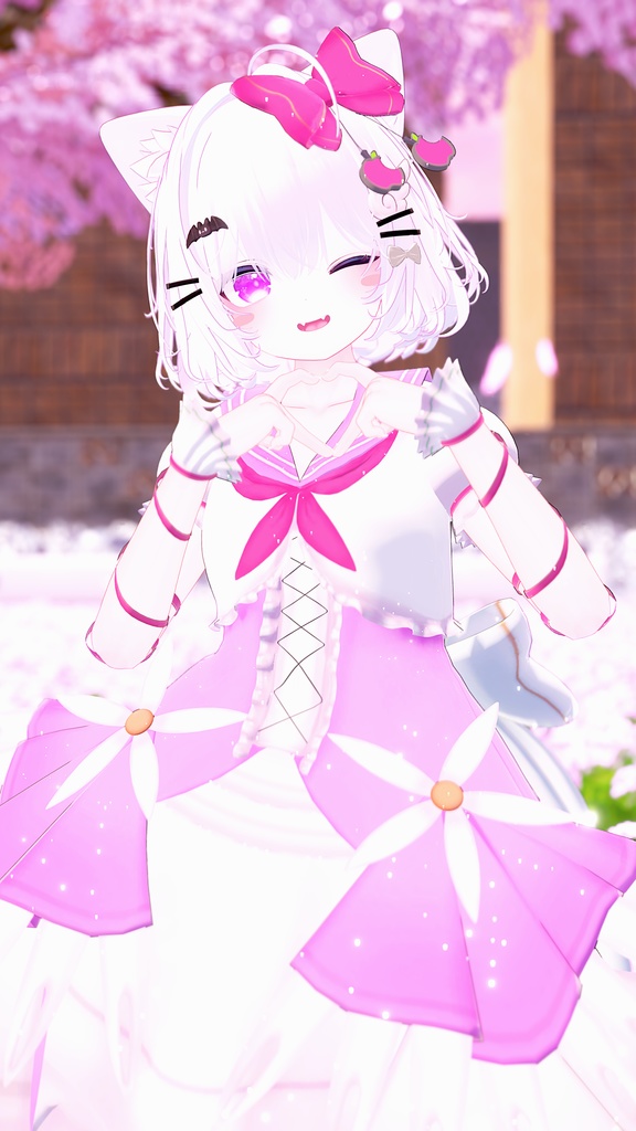 《複数アバター対応衣装》スノーブルーム・セレナーデ