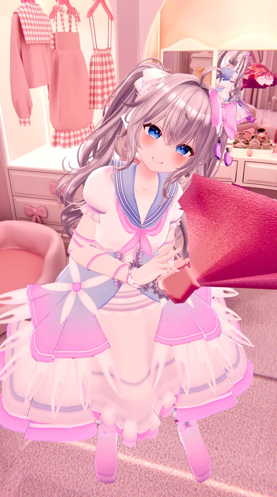 《複数アバター対応衣装》スノーブルーム・セレナーデ