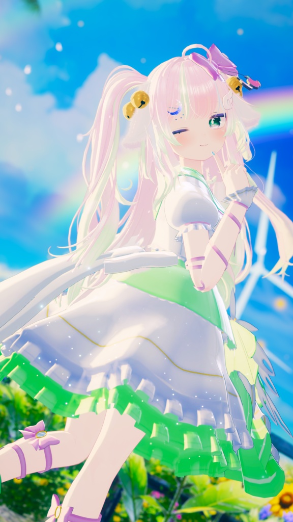 《複数アバター対応衣装》スノーブルーム・セレナーデ