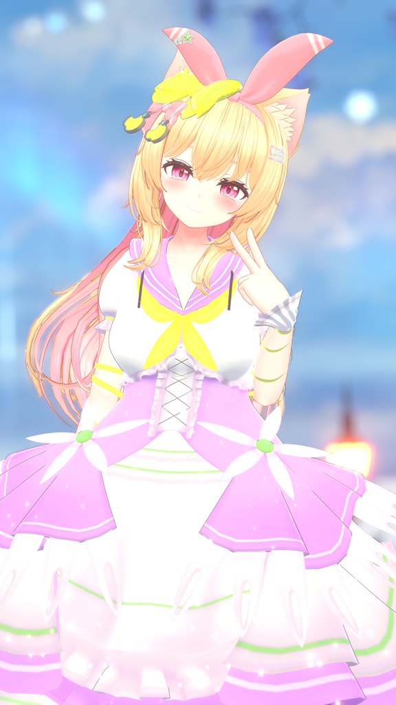 《複数アバター対応衣装》スノーブルーム・セレナーデ