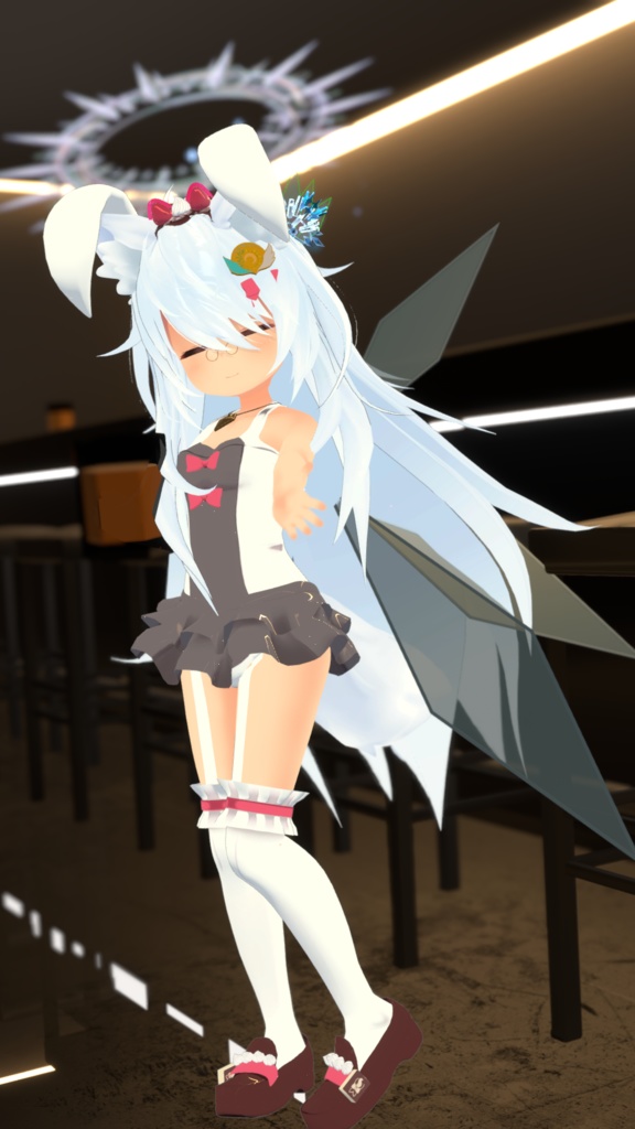 《複数アバター対応衣装》うさみみホイップ