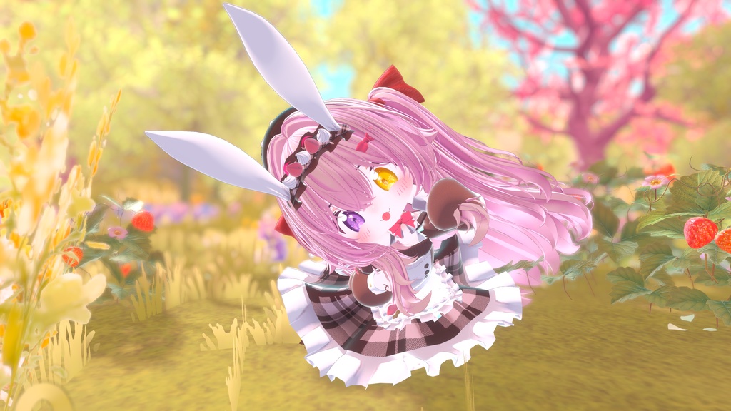 《複数アバター対応衣装》うさみみホイップ