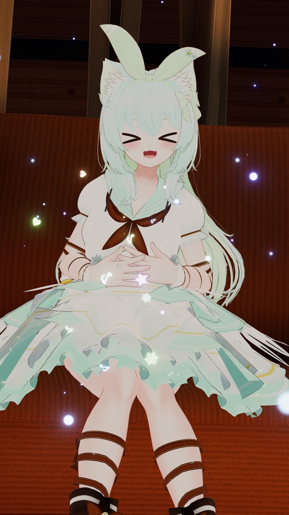 《複数アバター対応衣装》うさみみホイップ