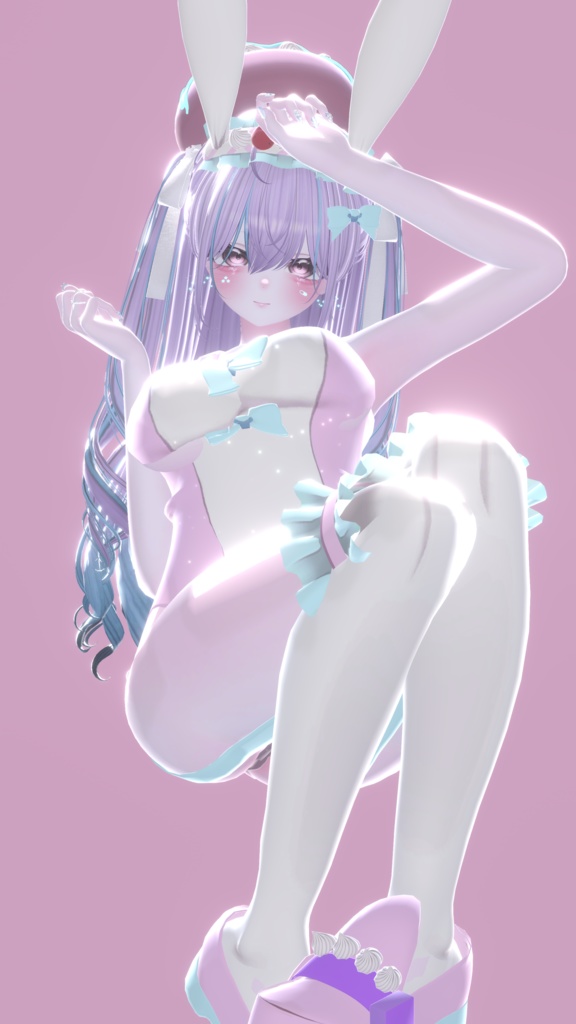 《複数アバター対応衣装》うさみみホイップ