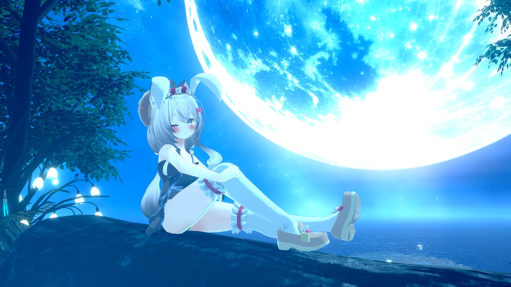 《複数アバター対応衣装》うさみみホイップ