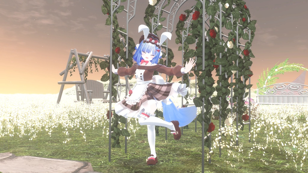 《複数アバター対応衣装》うさみみホイップ