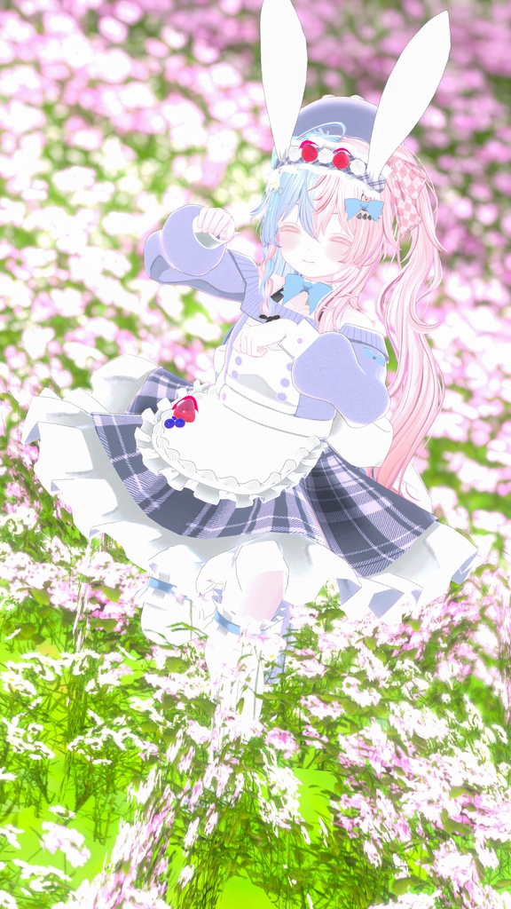 《複数アバター対応衣装》うさみみホイップ